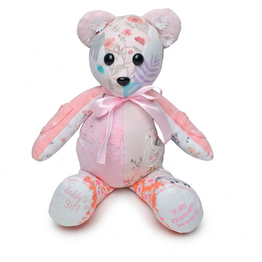 Baby Clothes Memory Bear
