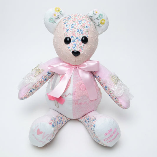 Baby Clothes Memory Bear
